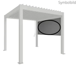 biohort Pergolen - Sonnenschutzrollo Gr. 4 m, elektrisch, ca. B235/H10/T327 cm Quarzgrau
