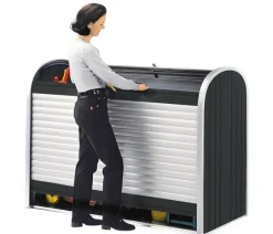 biohort Gartenschränke & Minigaragen - StoreMax® 160 Dunkelgrau