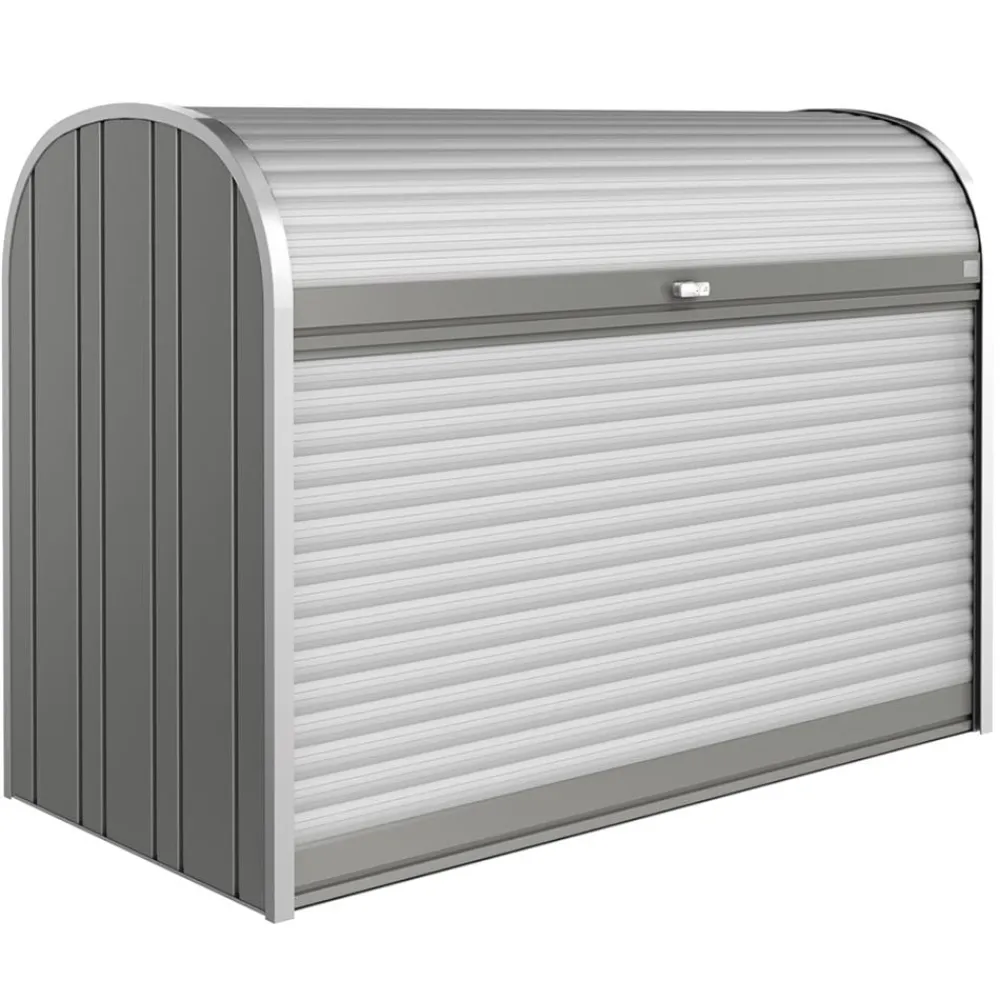 biohort Aufbewahrungsboxen|Gartenschränke & Minigaragen - StoreMax® 190, ca. B190/H136/T97 cm Quarzgrau