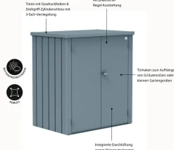biohort Terrassenschrank Romeo® Quarzgrau Discount