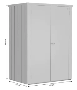biohort Gartenschränke & Minigaragen > Terrassenschrank Romeo L High, ca. B132/H181/T87 cm