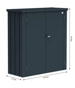 biohort Gartenschränke & Minigaragen - Terrassenschrank Romeo® Dunkelgrau