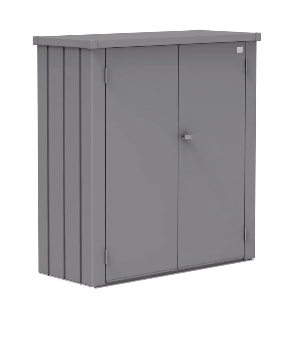biohort Gartenschränke & Minigaragen - Terrassenschrank Romeo® Quarzgrau