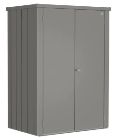 biohort Gartenschränke & Minigaragen - Terrassenschrank Romeo L High, ca. B132/H181/T87 cm Quarzgrau