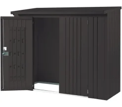 biohort Kaminholzregale - Türpaket WoodStock® 230 Dunkelgrau
