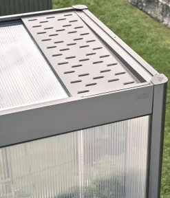 biohort Gewächshaus Zubehör - Wetterschutzblech für Gewächshaus Florentina Grau