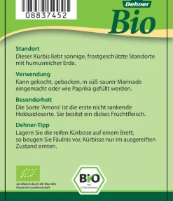 Dehner Bio Bio Speisekürbis 'Hokkaido' Orange Outlet