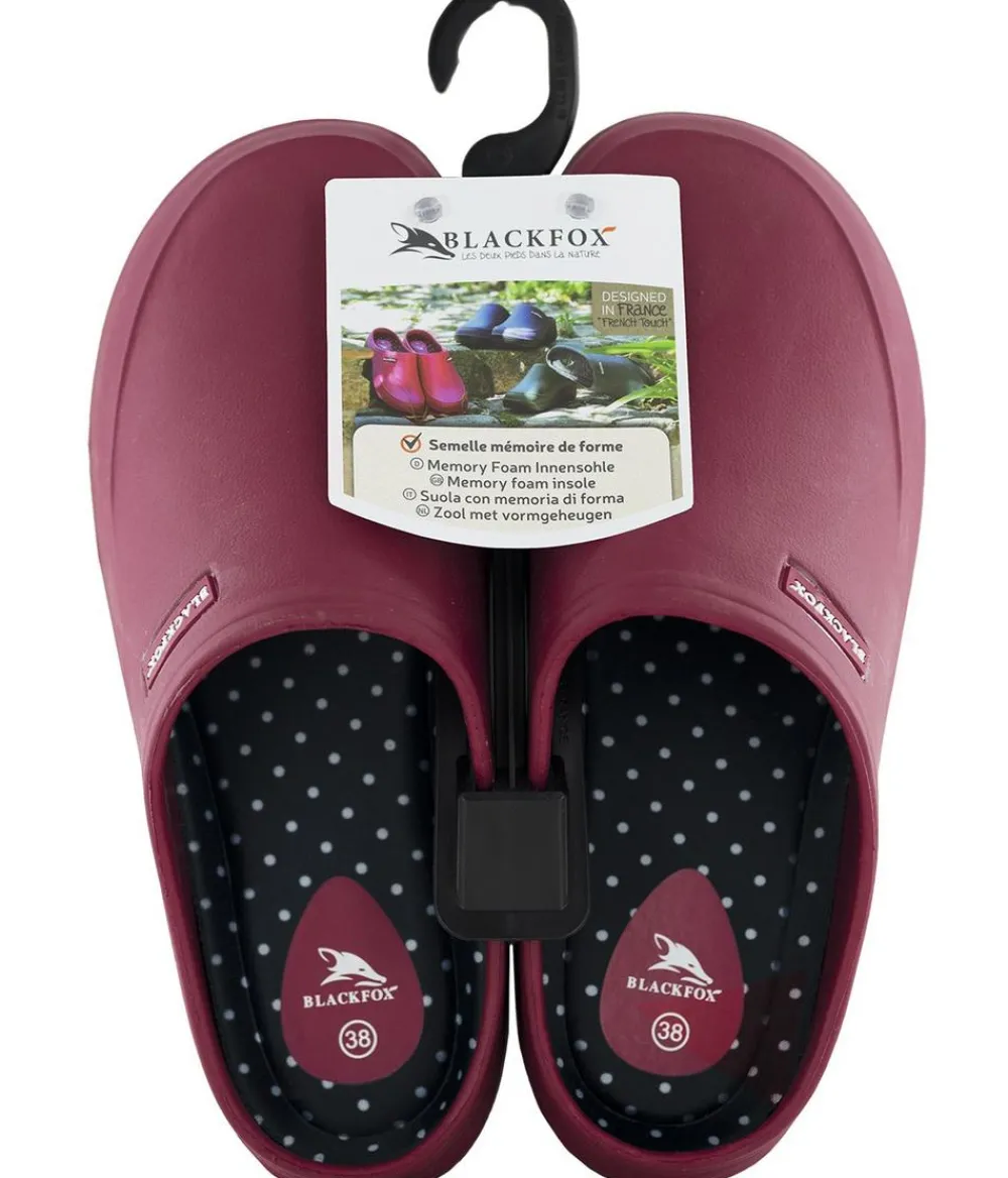 AJS Blackfox Gartenschuhe & Hausschuhe - Blackfox Clog Mellow Dunkelrot