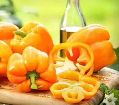Dehner Peperoni- & Paprikapflanzen - Blockpaprika, Orange
