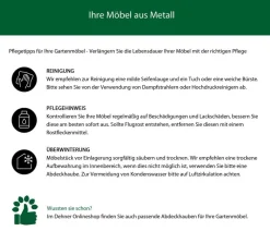 Blome Gartenstühle Kunststoff - Gartensessel Linderhof Weiß
