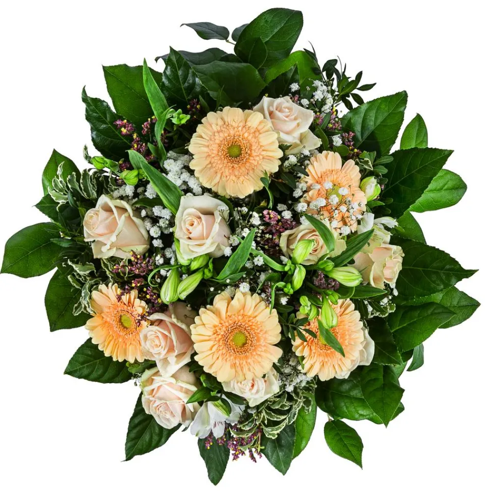 Dehner Blumensträuße > Blumenstrauß Elegance , ca. Ø42 cm