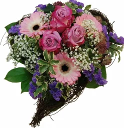 Dehner Blumenstrauß Rebenherz, ca. Ø32 cm Best