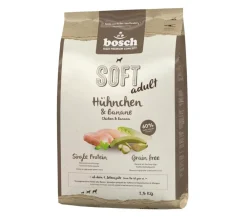 bosch Tiernahrung Trockenfutter Hund - bosch Trockenfutter für Hunde Soft Adult, Hühnchen & Banane