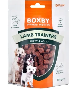 Boxby Hundeleckerlies > Hundesnack Lamb Trainers, 100 g
