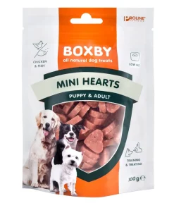 Boxby Hundeleckerlies > Hundesnack Mini Hearts, 100 g