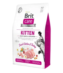 Brit care Trockenfutter Katze - Trockenfutter für Katzen, Kitten, Huhn & Truthahn