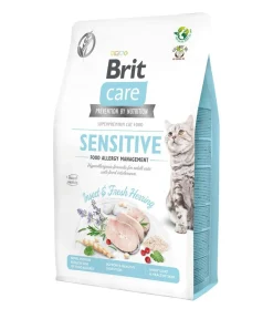 Brit care Trockenfutter für Katzen Sensitive Food Allergy Adult, Insekten & Hering Outlet