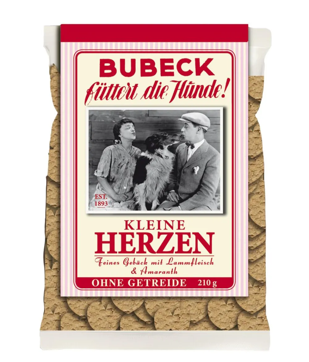 Bubeck Hundeleckerlies - Hundesnack Kleine Herzen, 210 g