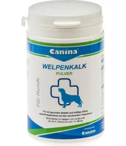 Canina® Nahrungsergänzung Für Tiere|Nahrungsergänzung Hund - Ergänzungsfutter für Hunde Welpenkalk, 300 g