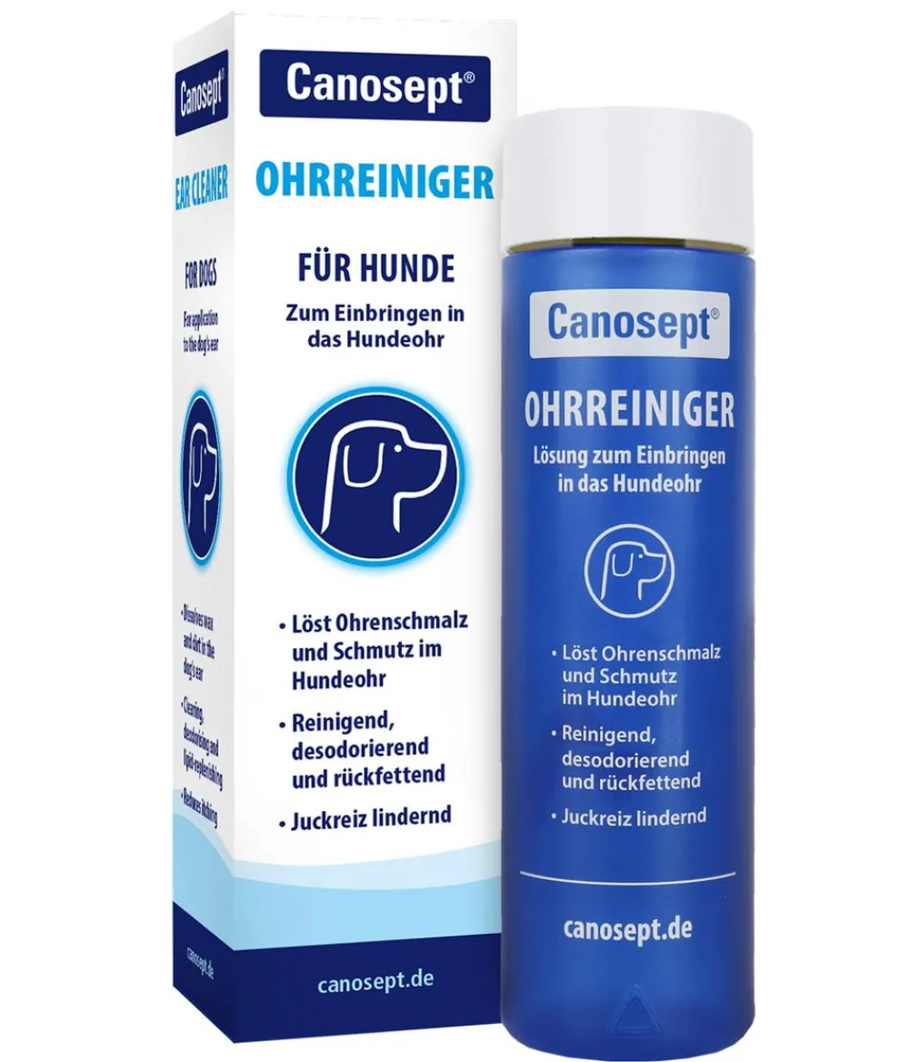 Canosept® Ohren- & Augenpflege|Hundepflege & Hygiene - Ohrreiniger für Hunde, 125 ml