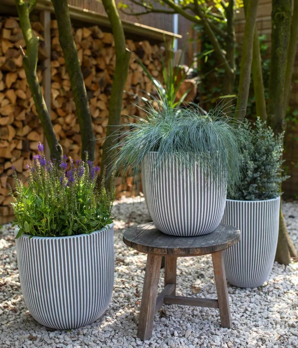 Capi Europe Blumentöpfe & Übertöpfe > Kunststoff-Topf Groove, rund