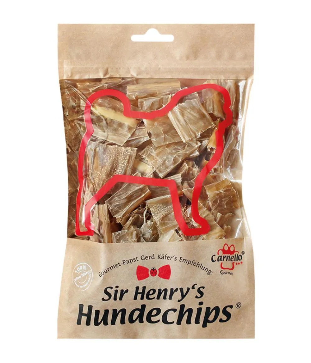 Carnello Hundeleckerlies - Hundesnack Sir Henry Hundechips, 55g