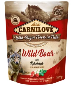 Carnilove Nassfutter Hund > Nassfutter für Hunde Wild-Origin Paté Adult, 300 g