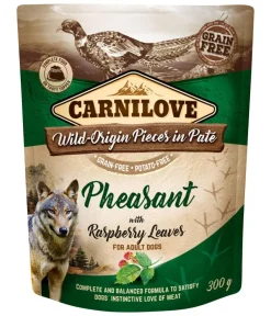 Carnilove Nassfutter Hund - Nassfutter für Hunde Wild-Origin Paté Adult, 300 g