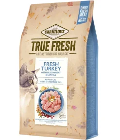 Carnilove Trockenfutter Katze > True Fresh Trockenfutter für Katzen Adult, Truthahn