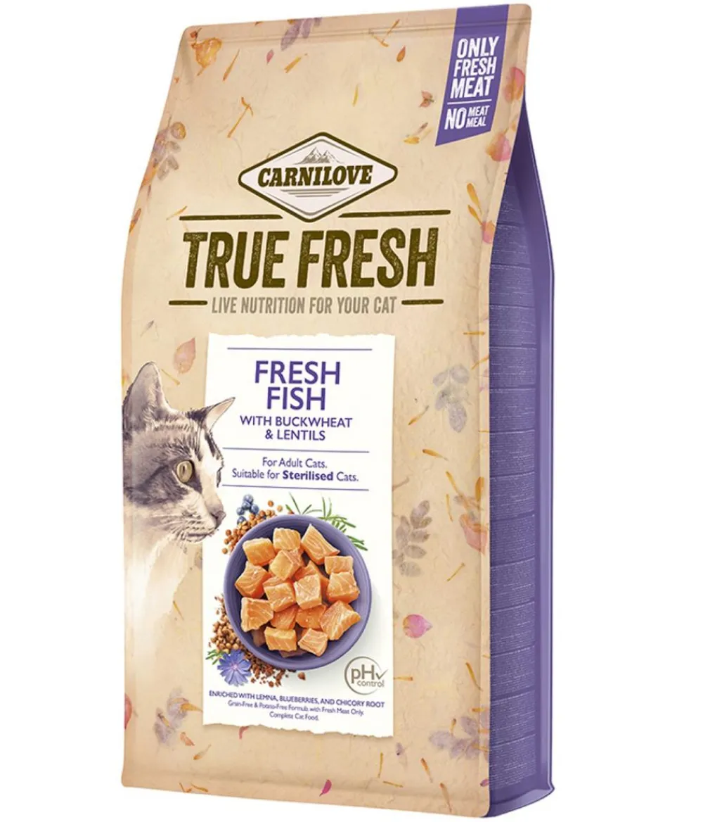 Carnilove Trockenfutter Katze > True Fresh Trockenfutter für Katzen Adult, Fisch