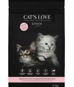 CAT'S LOVE Trockenfutter Katze > Trockenfutter für Katzen Junior, Geflügel, 2 kg