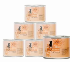 catz finefood Nassfutter Katze > Nassfutter für Katzen, 6 x 200 g