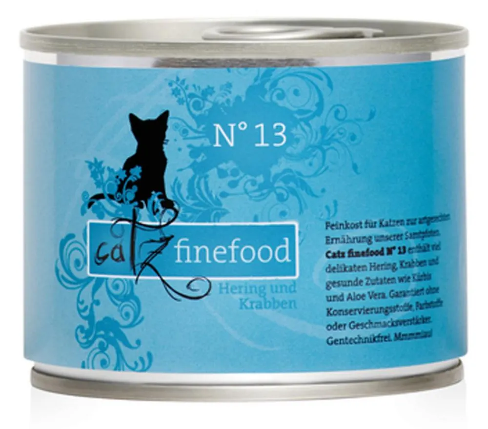 catz finefood Nassfutter Katze > Nassfutter für Katzen, 6 x 200 g