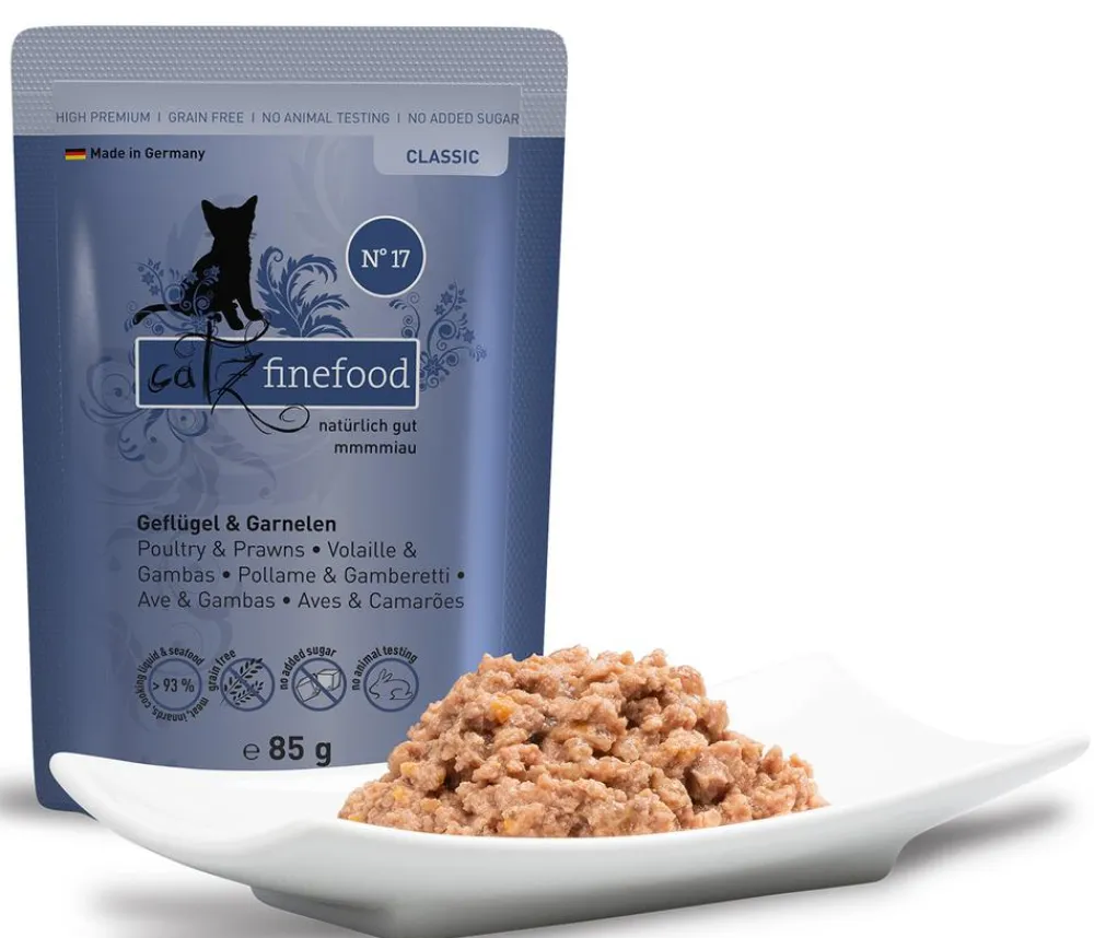 catz finefood Nassfutter Katze > , Nassfutter für Katzen, 16 x 85 g