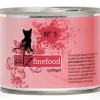 catz finefood Nassfutter für Katzen, 6 x 200 g Hot