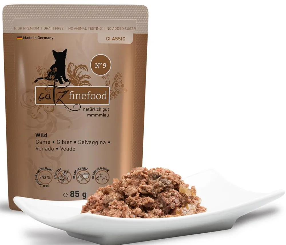 catz finefood , Nassfutter für Katzen, 16 x 85 g Clearance