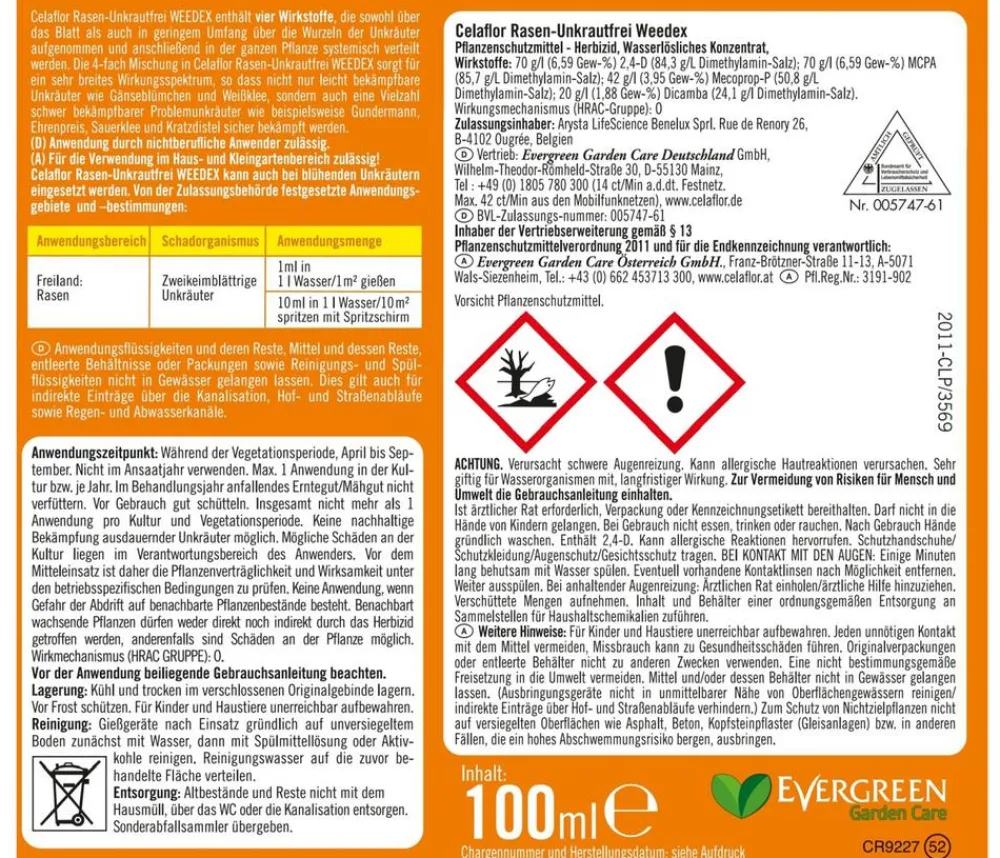 Celaflor ® Rasen-Unkrautfrei Weedex® Discount