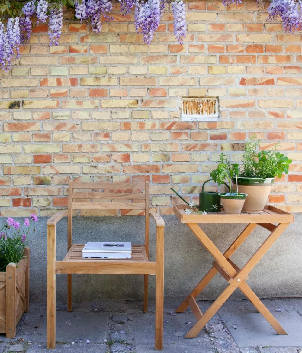 Cinas Gartentische Holz|Beistelltische > Tabletttisch, ca. B60/H65/T40 cm