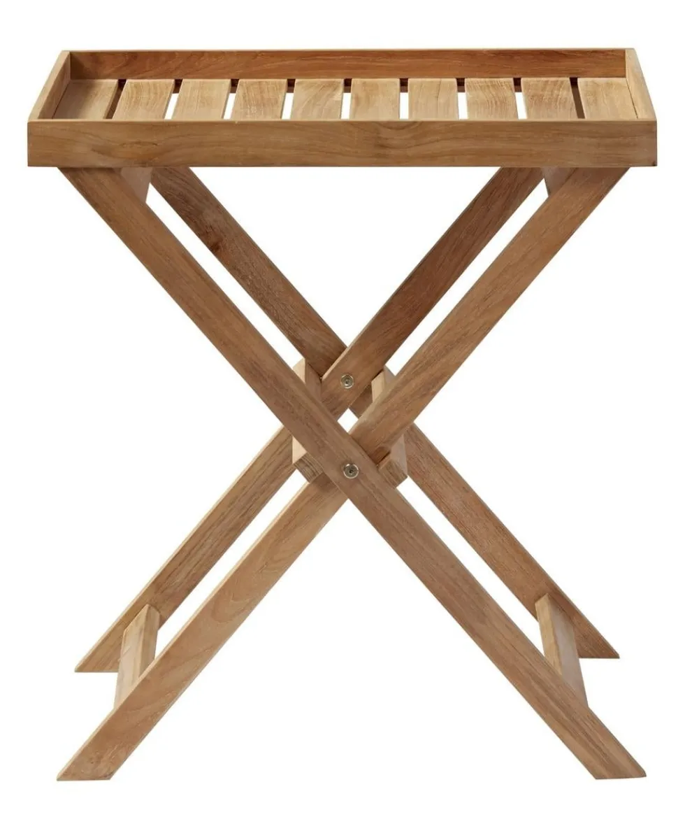 Cinas Gartentische Holz|Beistelltische > Tabletttisch, ca. B60/H65/T40 cm