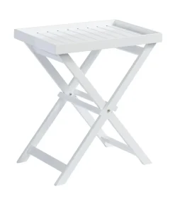 Cinas Tabletttisch, ca. B60/H65/T40 cm Weiß Outlet