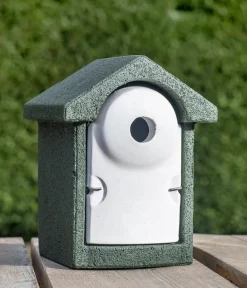 CJ Wildlife Nistkästen - WoodStone® Nistkasten Holzbeton, Einflugloch ca. Ø32 mm,