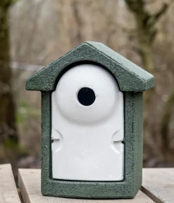 CJ Wildlife Nistkästen - WoodStone® Nistkasten Holzbeton, Einflugloch ca. Ø28 mm,