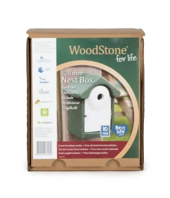 CJ Wildlife Nistkästen - WoodStone® Nistkasten Holzbeton, Einflugloch ca. Ø28 mm,