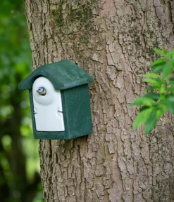 CJ Wildlife Nistkästen - WoodStone® Nistkasten Holzbeton, Einflugloch ca. Ø28 mm,