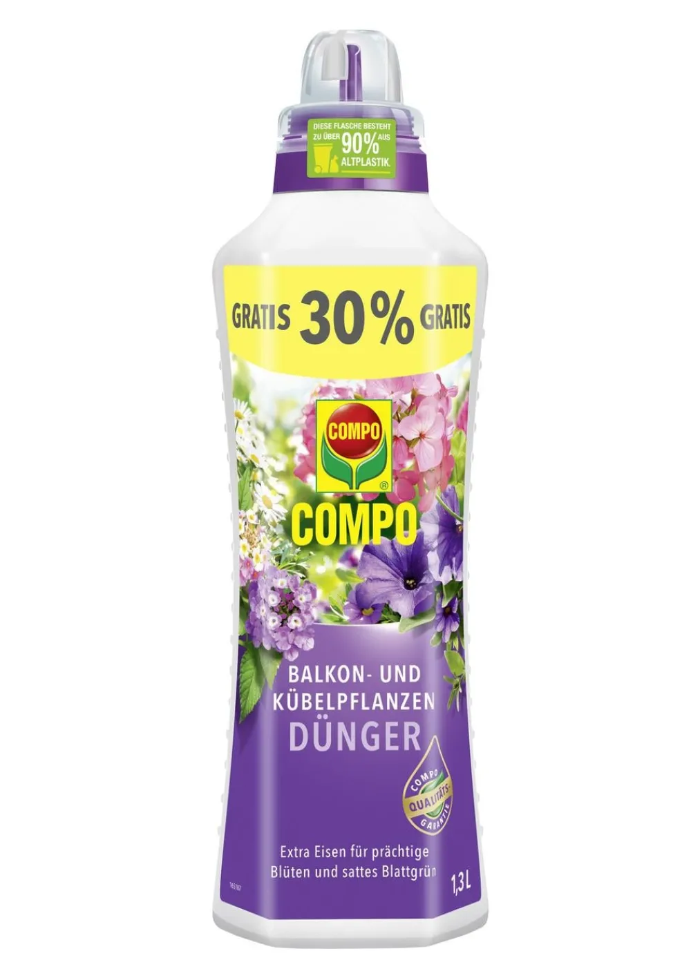 Compo Balkon- und Kübelpflanzendünger, flüssig, 1,3 l New