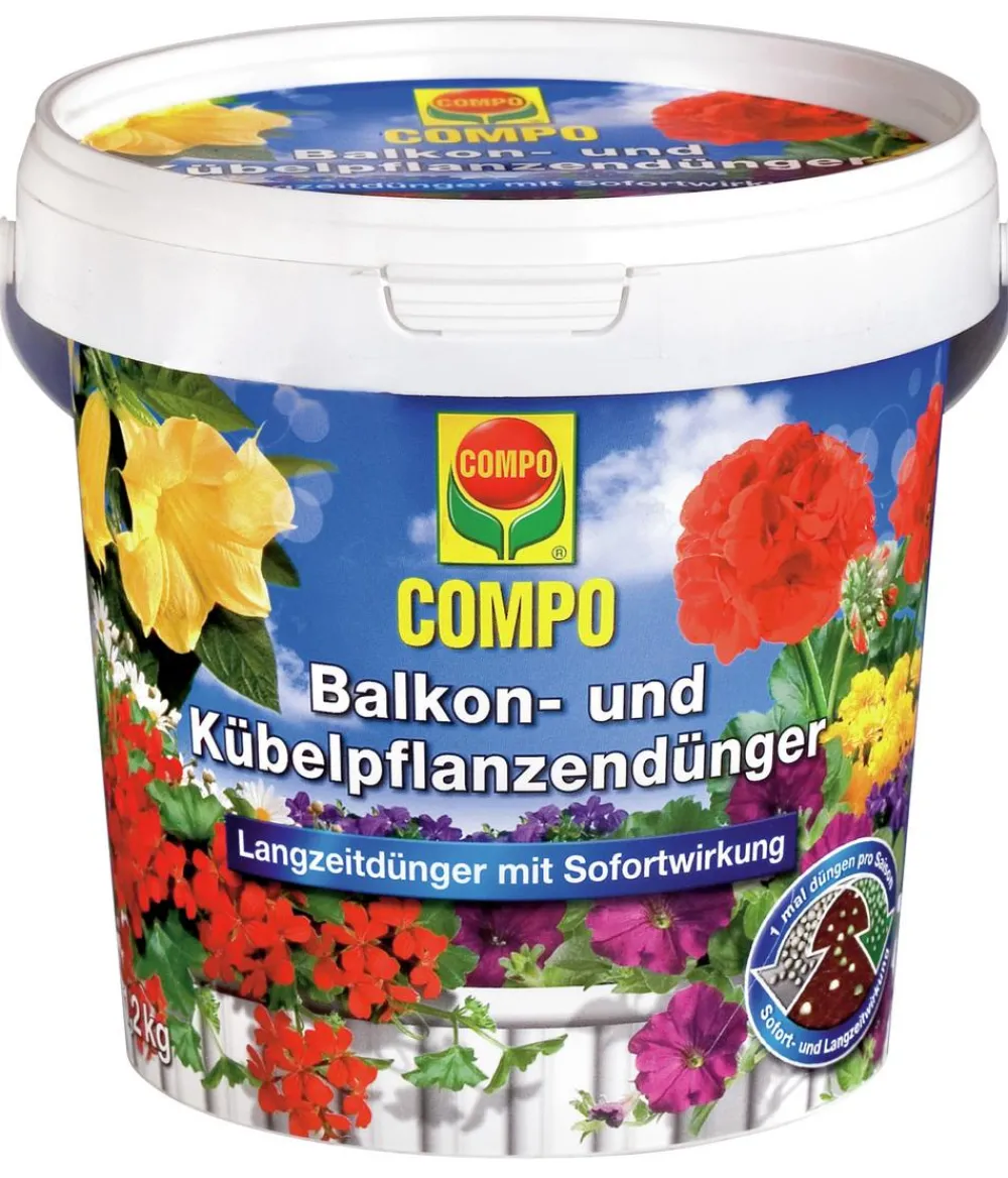 Compo Blumendünger - Balkon- und Kübelpflanzendünger, 1,2 kg