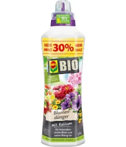 Compo BIO Blumendünger, flüssig, 1,3 l