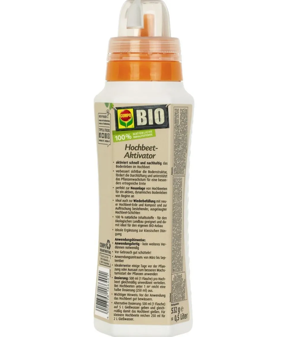 Compo BIO Hochbeet-Aktivator, flüssig, 500 ml Discount
