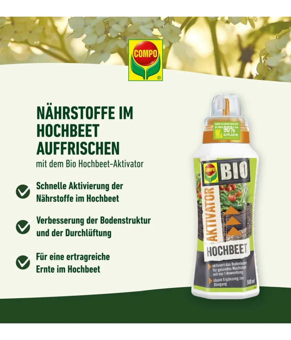 Compo BIO Hochbeet-Aktivator, flüssig, 500 ml Discount