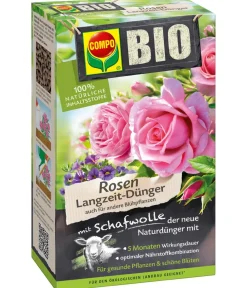 Compo BIO Rosen Langzeit-Dünger mit Schafwolle Outlet